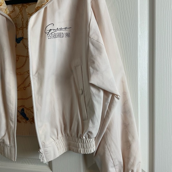GUESS Della Cropped Bomber Jacket size small - Picture 6 of 9